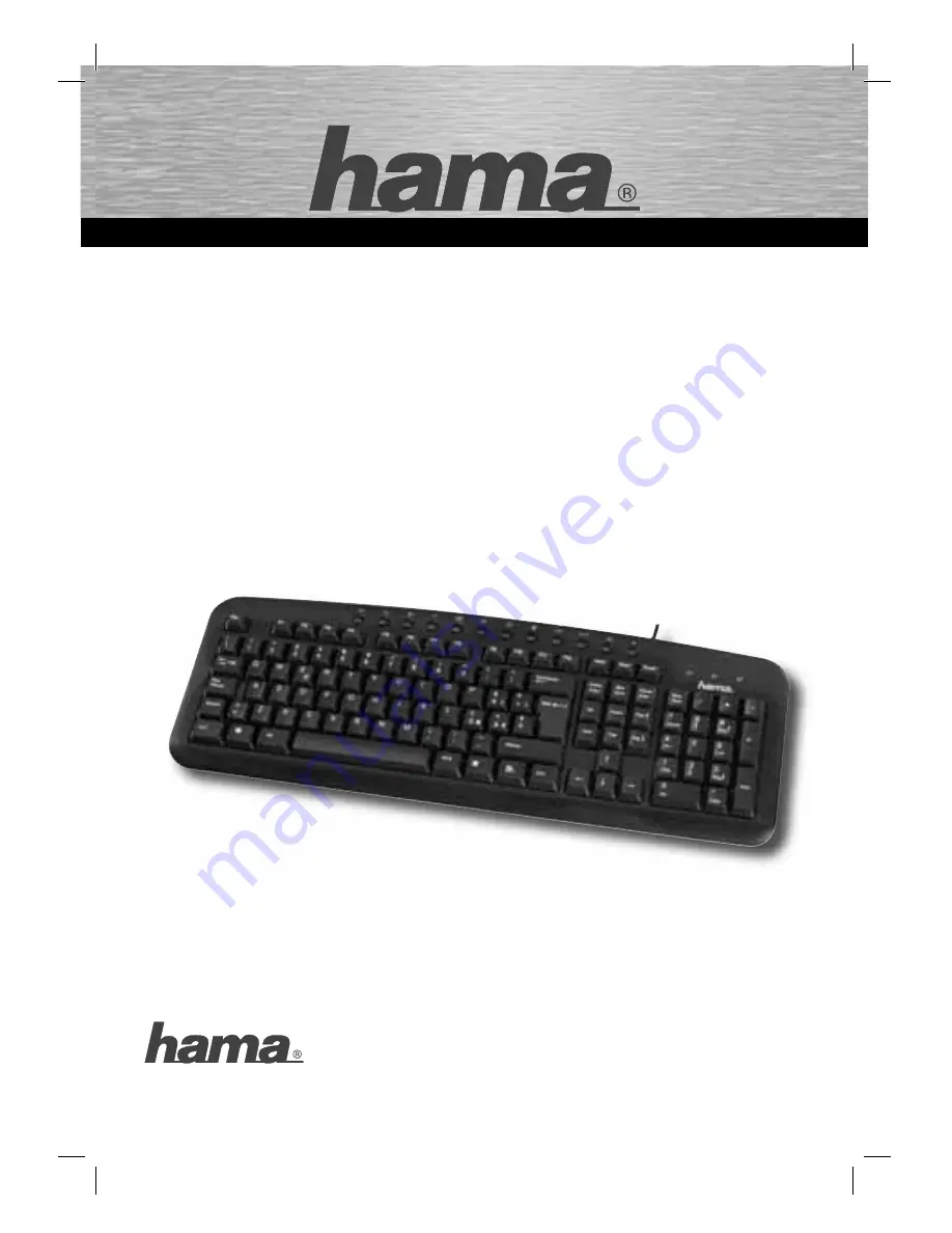 Hama K 406 Скачать руководство пользователя страница 2