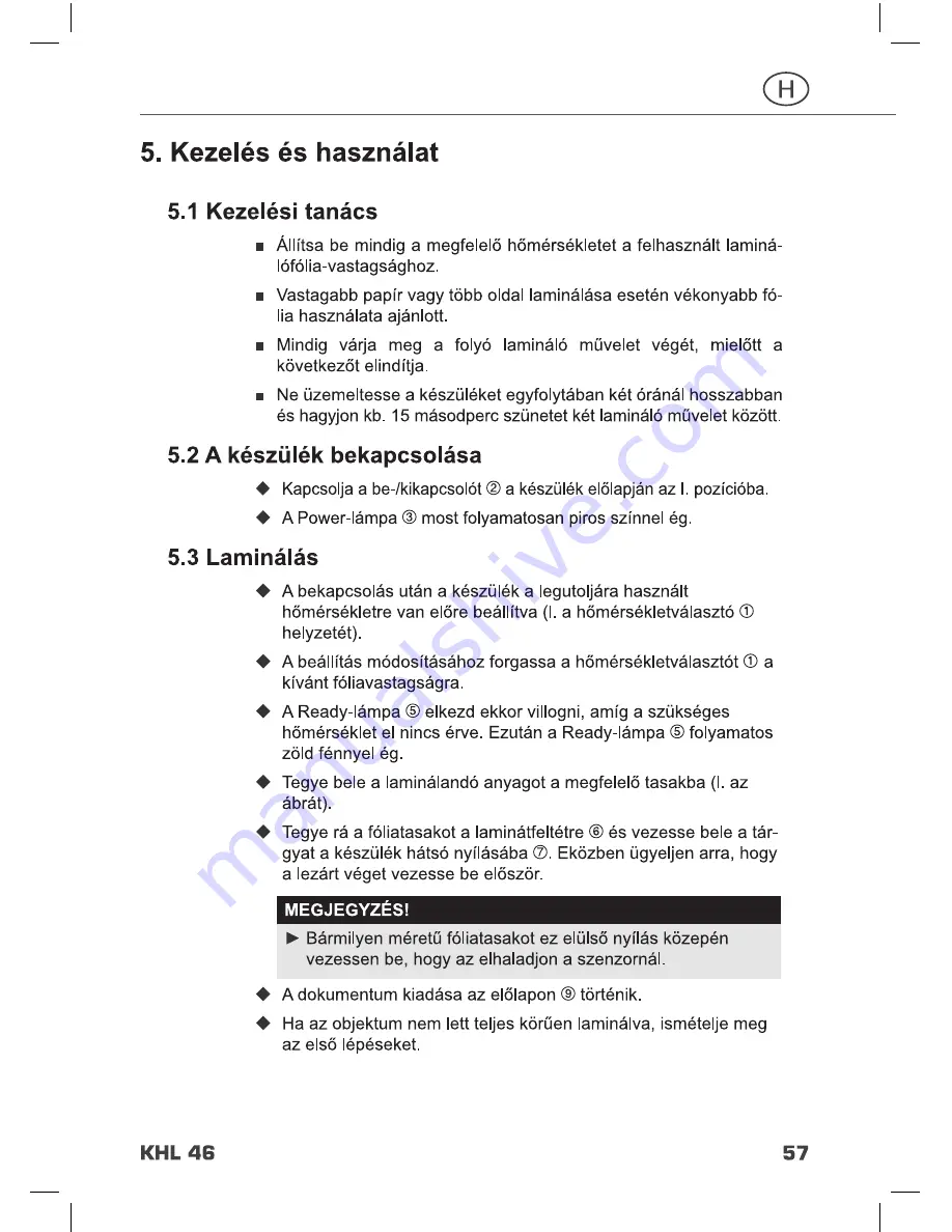 Hama L44B Instruction Manual Download Page 56