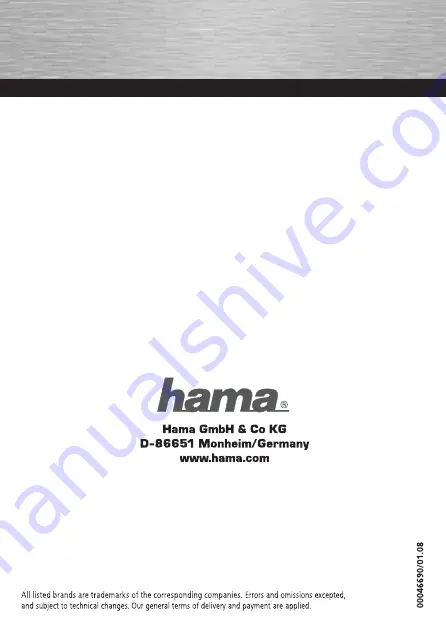 Hama Power 150 Operating Instruction Download Page 1