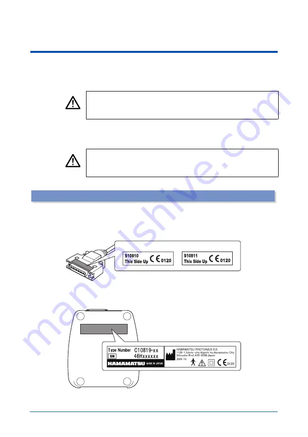 Hamamatsu Photonics C10819 Series Скачать руководство пользователя страница 7