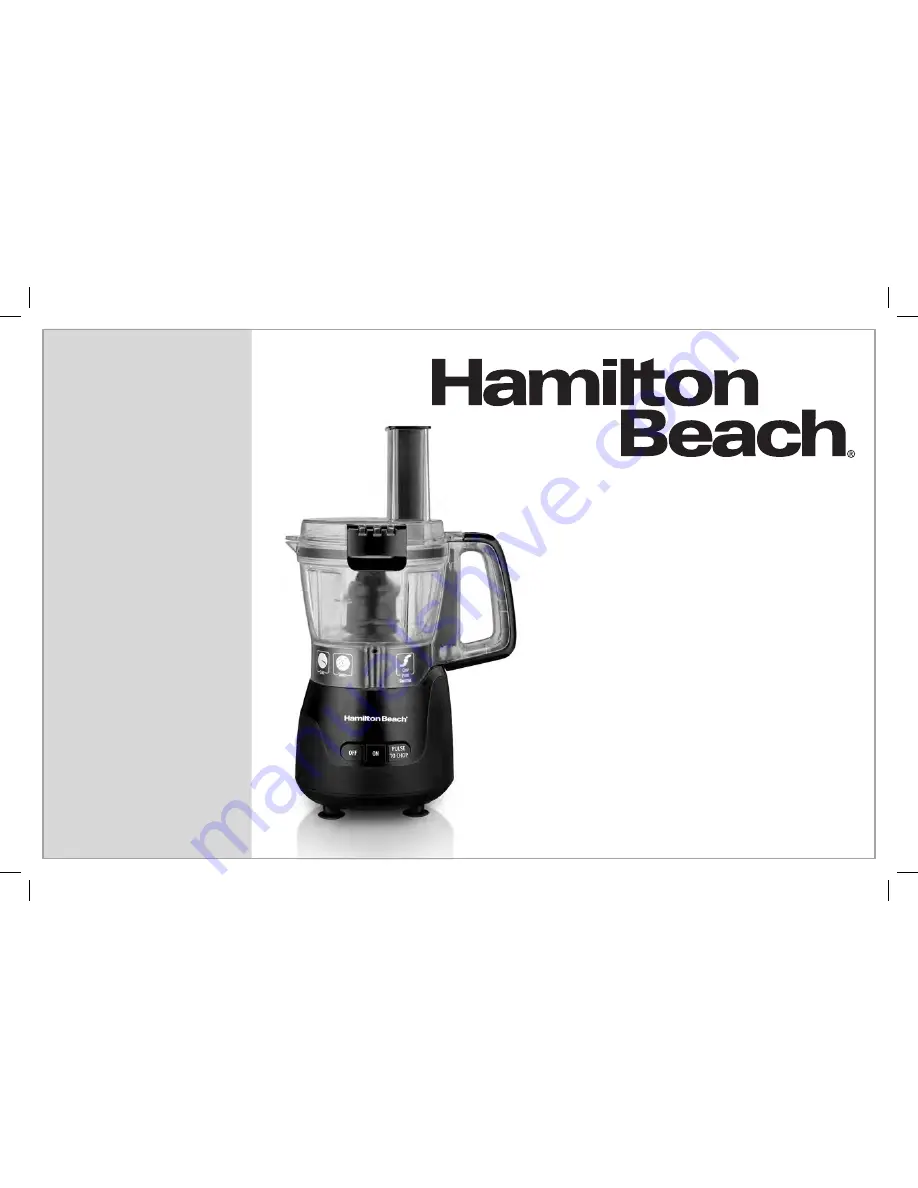 Hamilton Beach 70510 Скачать руководство пользователя страница 1