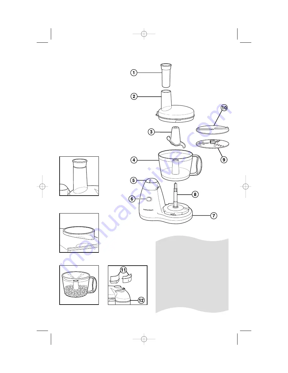 Hamilton Beach 70550R - PROCTOR Silex 350W 2 Speed Food Processor Скачать руководство пользователя страница 37