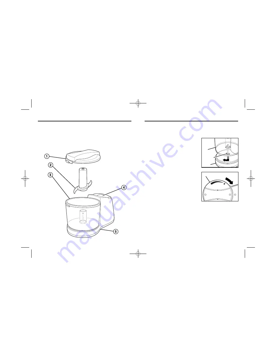 Hamilton Beach 72600 - Food Chopper 3 Cup 2 Speed Скачать руководство пользователя страница 7