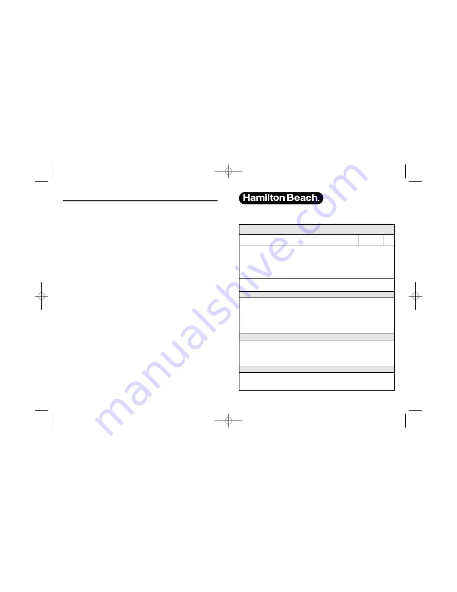 Hamilton Beach 72600 - Food Chopper 3 Cup 2 Speed Скачать руководство пользователя страница 13