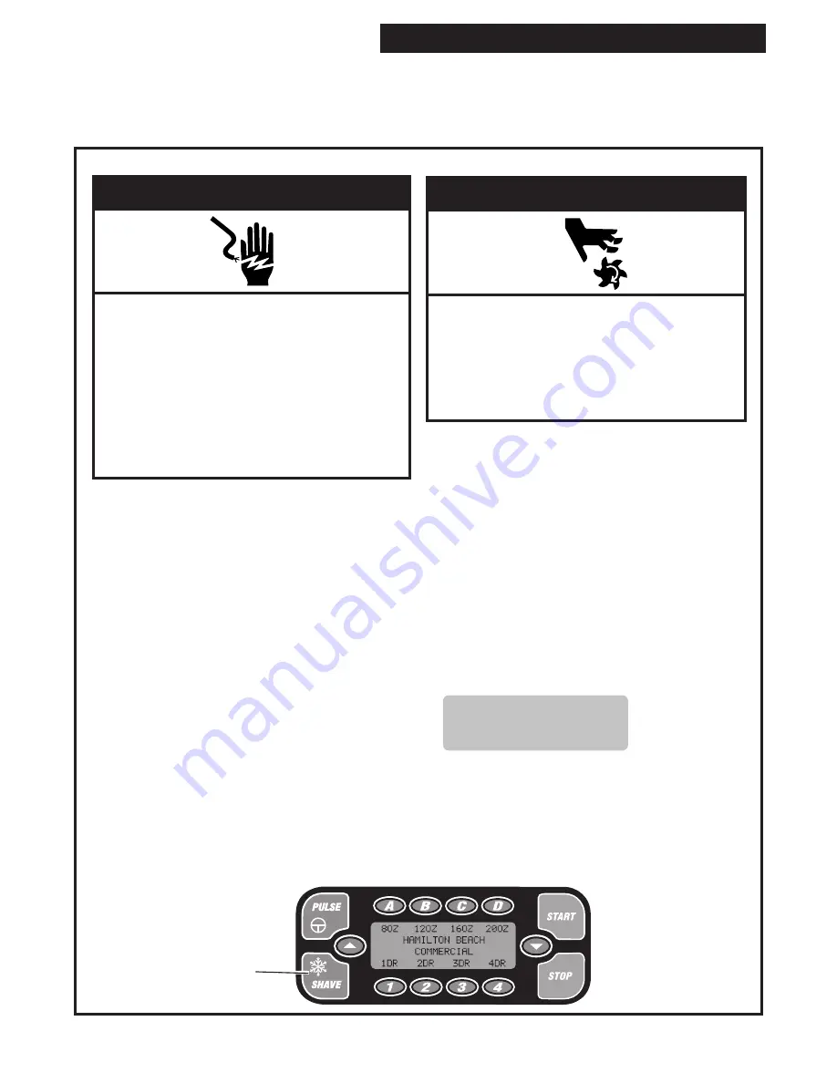 Hamilton Beach HBS1200 Operation Manual Download Page 25