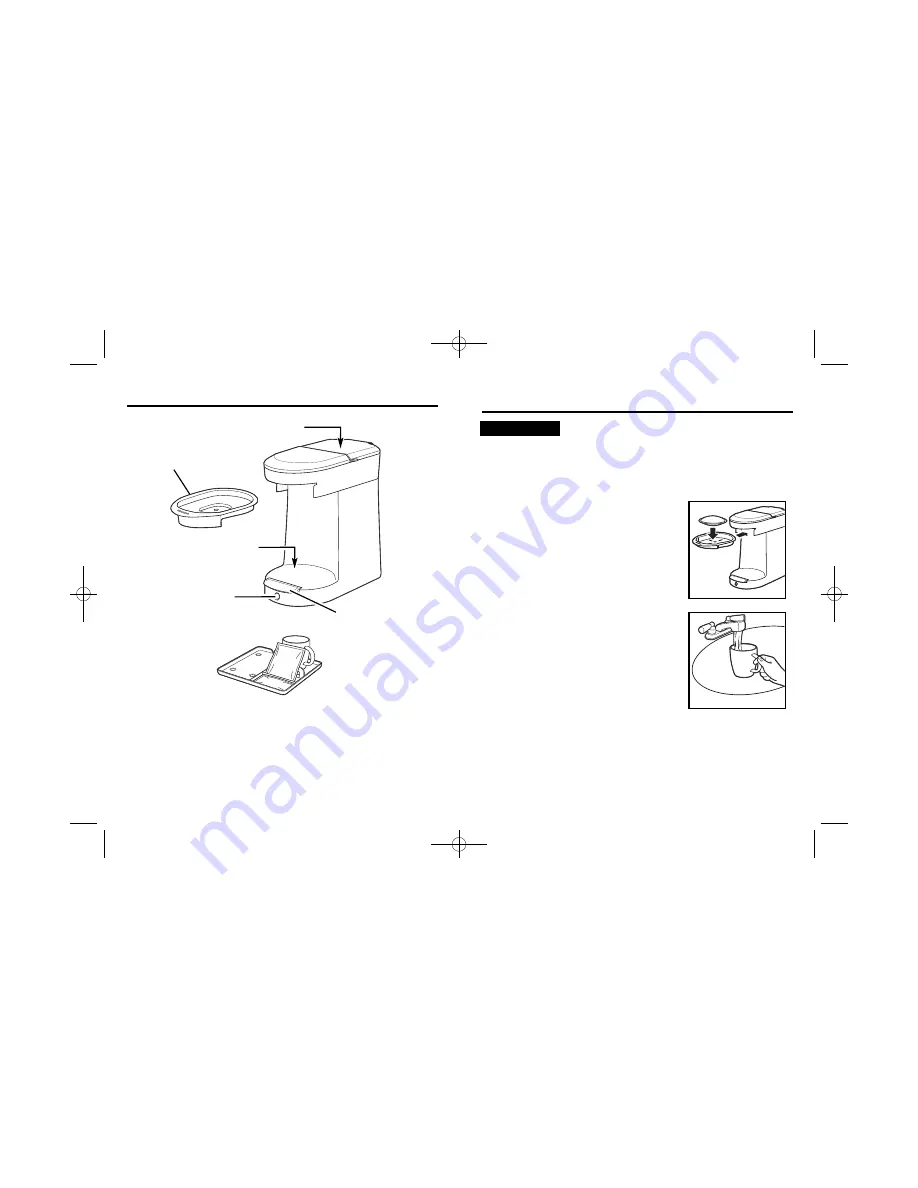 Hamilton Beach HDC200B - 1cup Brewer w/50 Included Coffee Pods User Manual Download Page 3