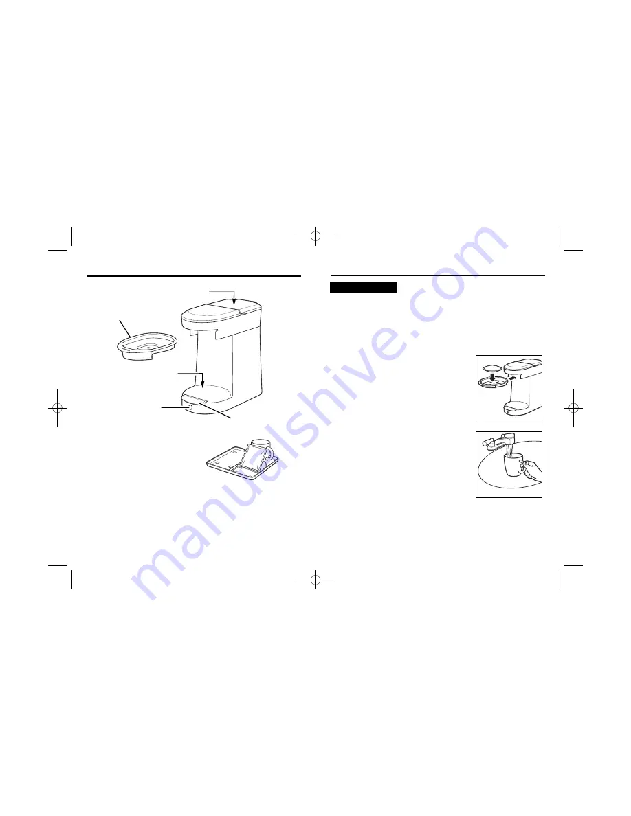 Hamilton Beach HDC200B - 1cup Brewer w/50 Included Coffee Pods User Manual Download Page 11