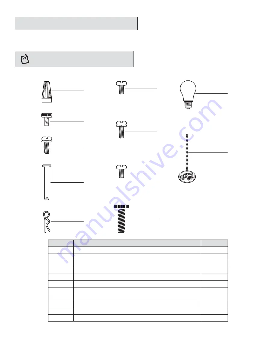 HAMPTON BAY 1000044891 Use And Care Manual Download Page 5