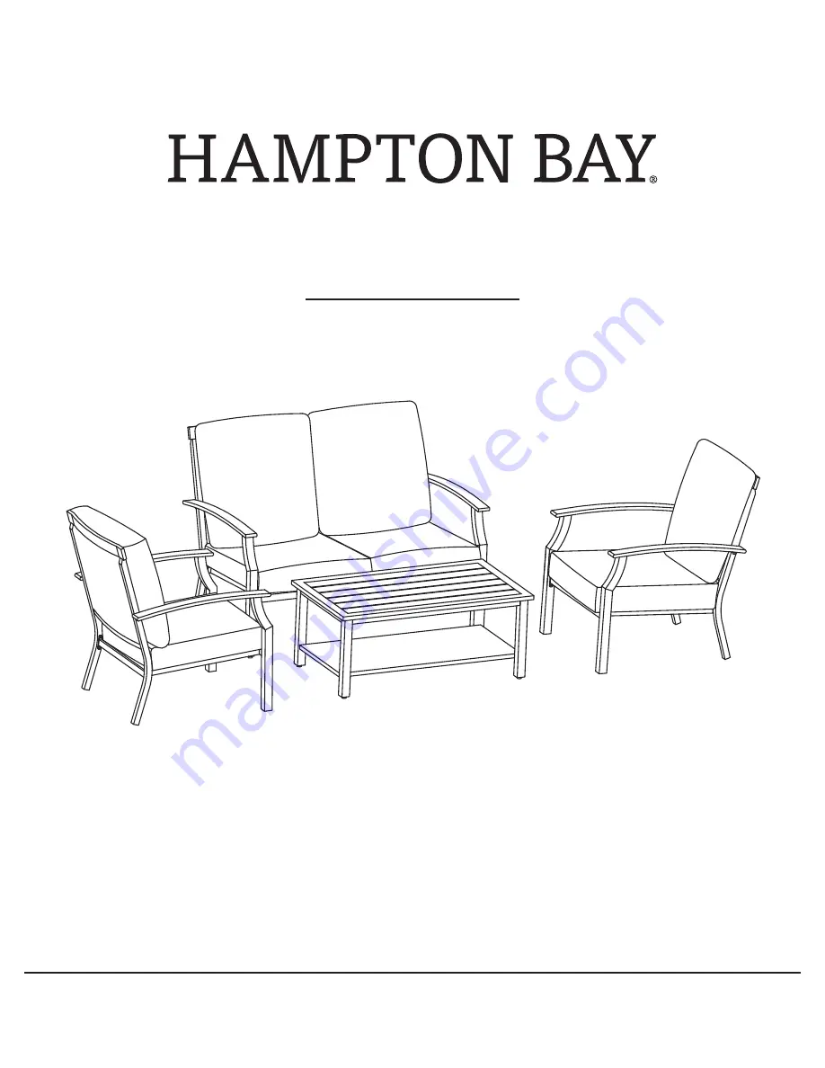 HAMPTON BAY 1004 487 416 Use And Care Manual Download Page 1