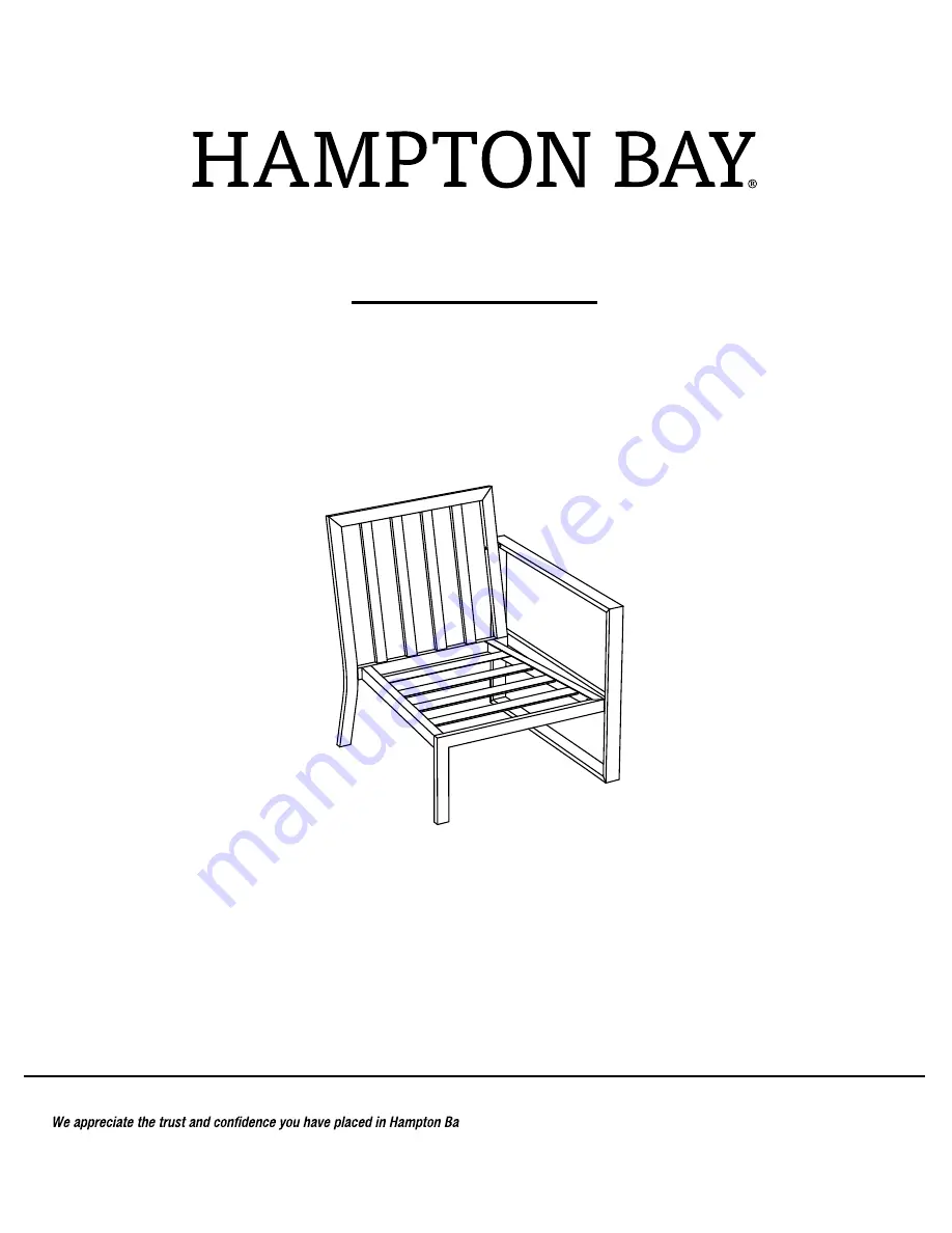 HAMPTON BAY 1005091679 Скачать руководство пользователя страница 8