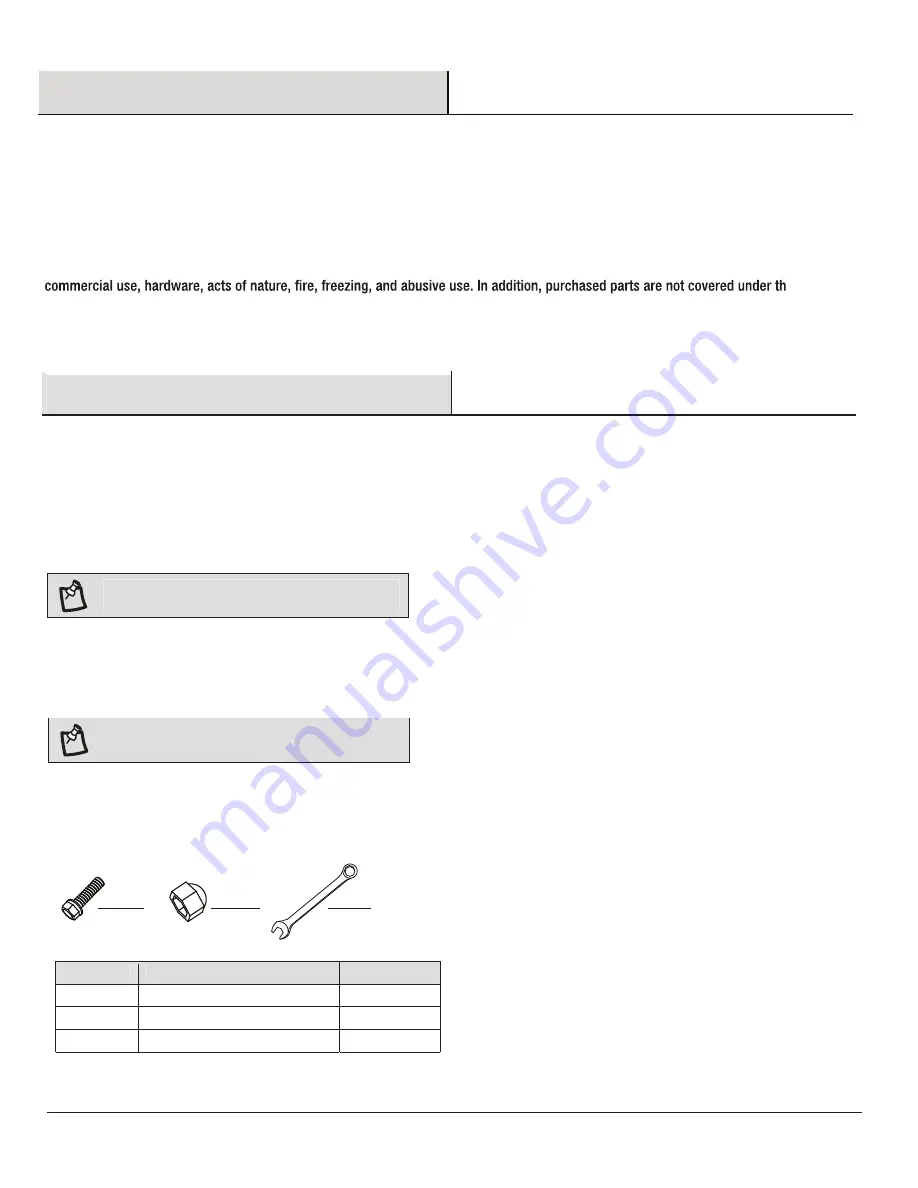 HAMPTON BAY 110 923 Use And Care Manual Download Page 3