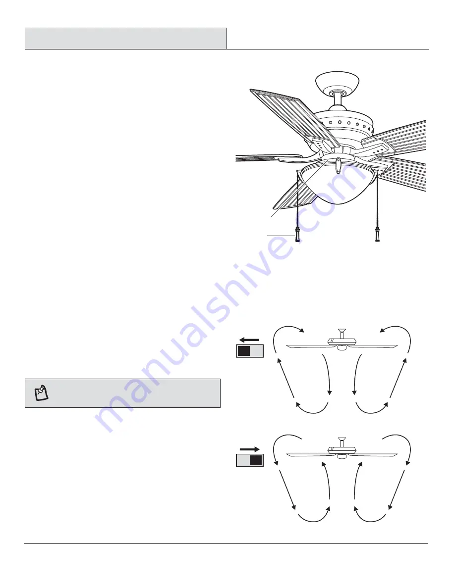 HAMPTON BAY 247883 Use And Care Manual Download Page 15