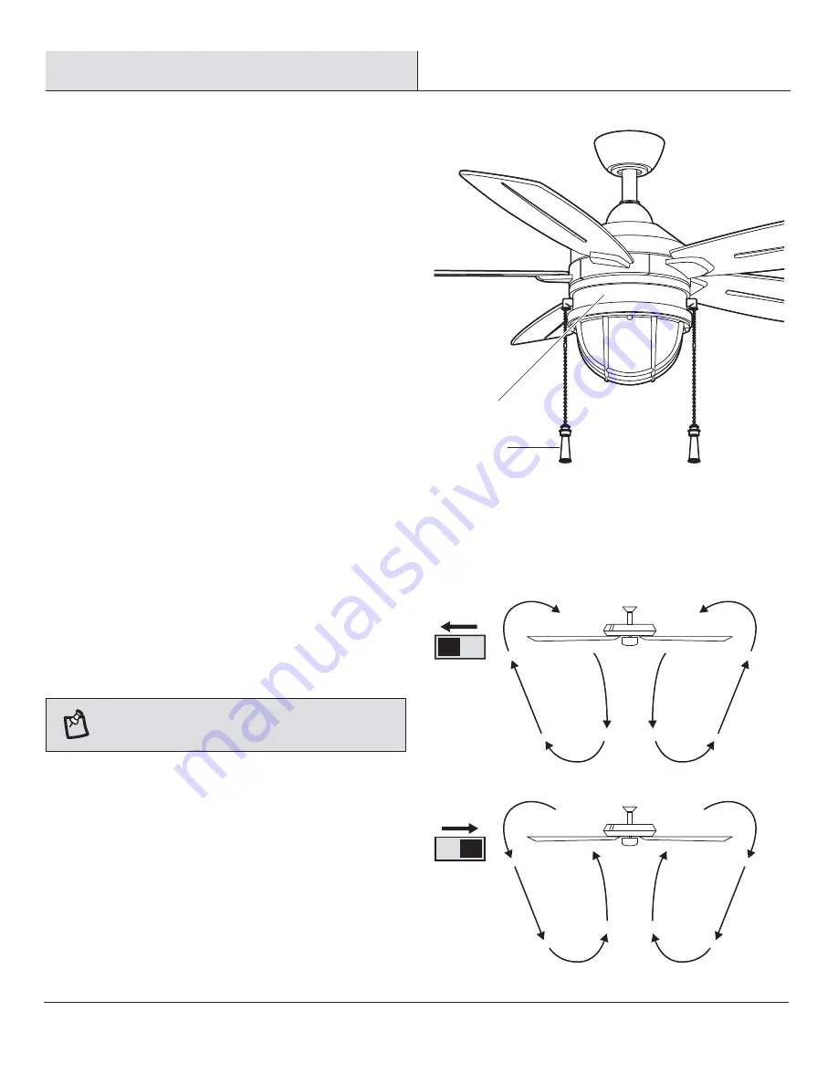 HAMPTON BAY 329006 Use And Care Manual Download Page 15