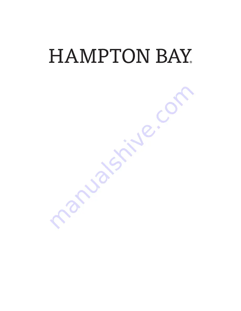 HAMPTON BAY 52119 Скачать руководство пользователя страница 16