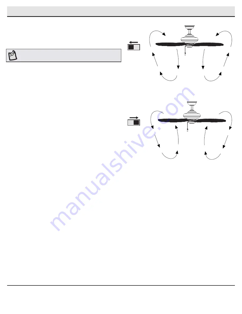 HAMPTON BAY 59299 Use And Care Manual Download Page 11