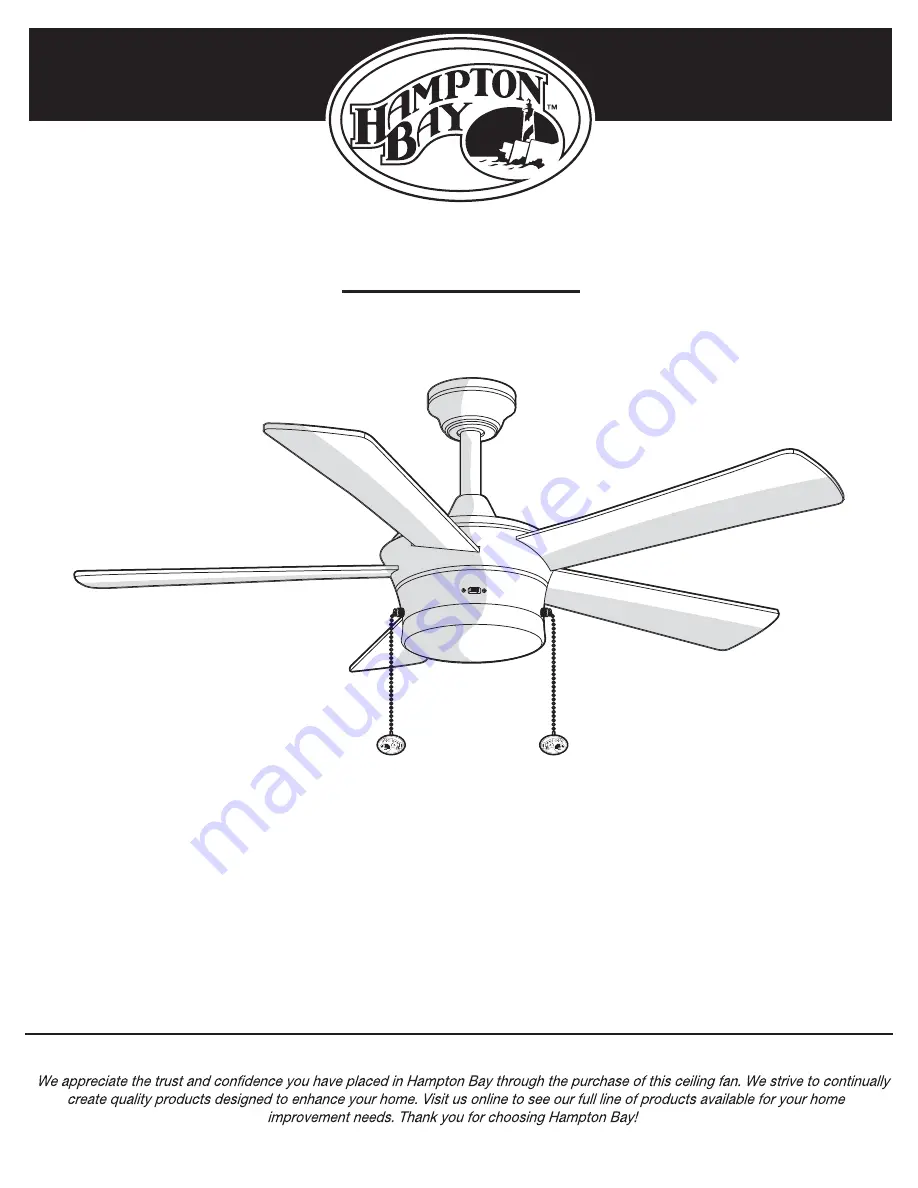 HAMPTON BAY 699 810 Скачать руководство пользователя страница 1