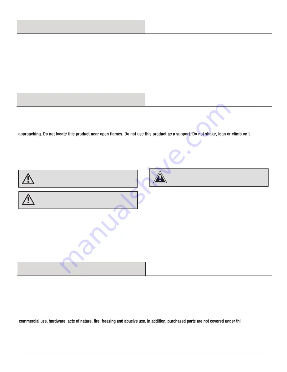 HAMPTON BAY 739 208 Use And Care Manual Download Page 2