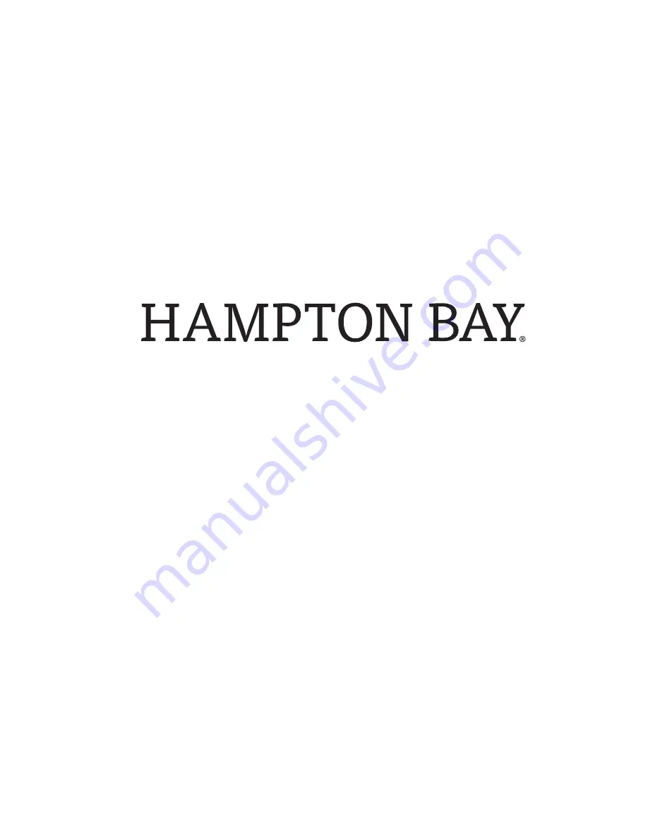 HAMPTON BAY AMBER GROVE 65-8736-22ITNUS Use And Care Manual Download Page 8