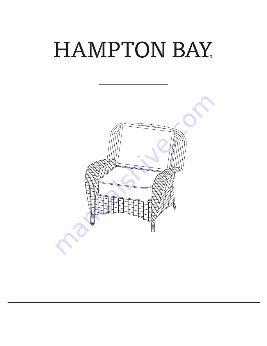 HAMPTON BAY BEACON PARK FRS80812C Use And Care Manual Download Page 1