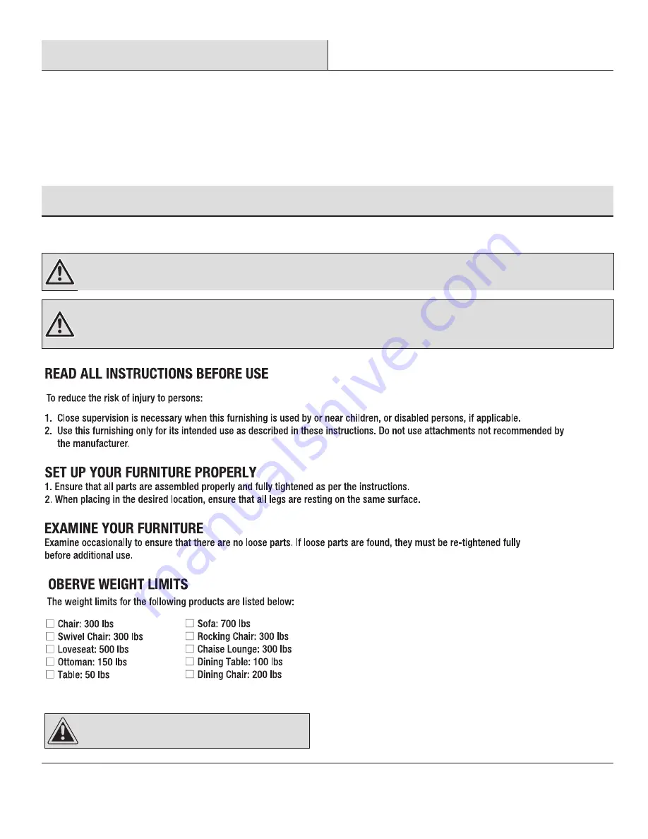 HAMPTON BAY CAMBRIDGE 65-17148G7 Use And Care Manual Download Page 2