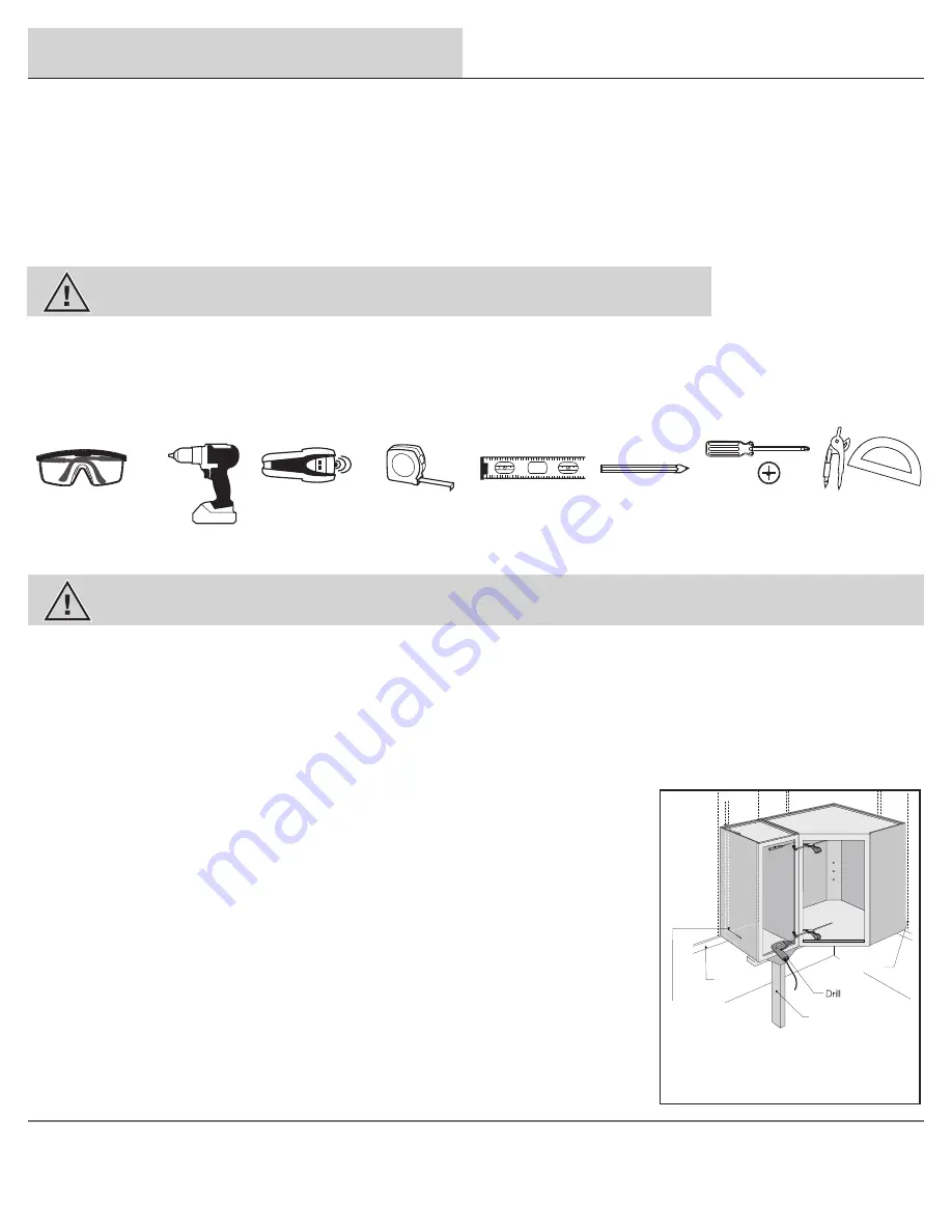 HAMPTON BAY Courtland Shaker Cabinetry Installation Manual Download Page 4