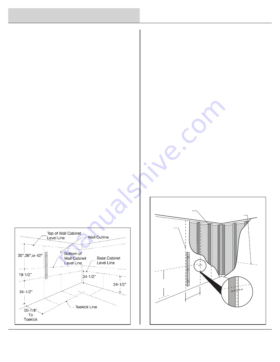 HAMPTON BAY Courtland Shaker Cabinetry Installation Manual Download Page 9