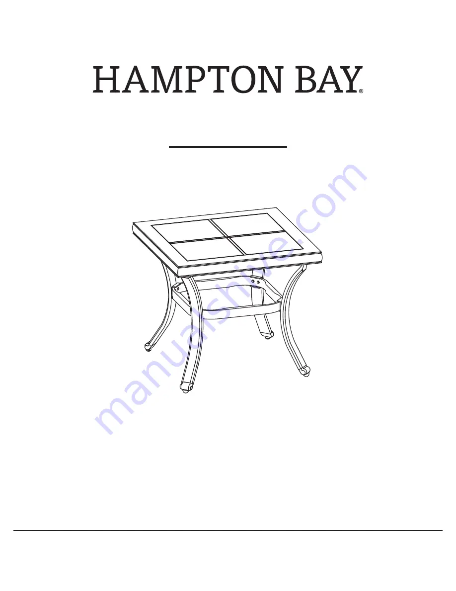 HAMPTON BAY CRESTRIDGE FTS61215E Use And Care Manual Download Page 1