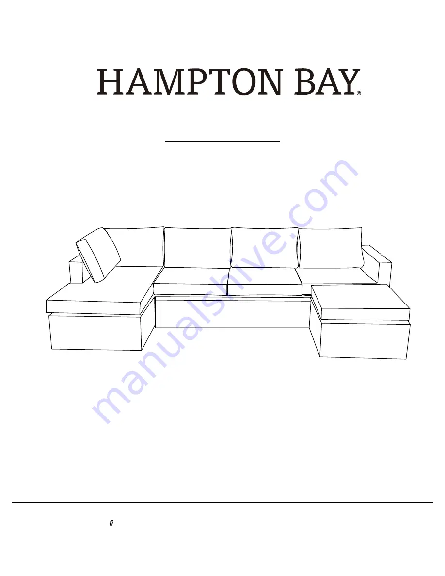 HAMPTON BAY FRS01983-ST-1 Скачать руководство пользователя страница 1