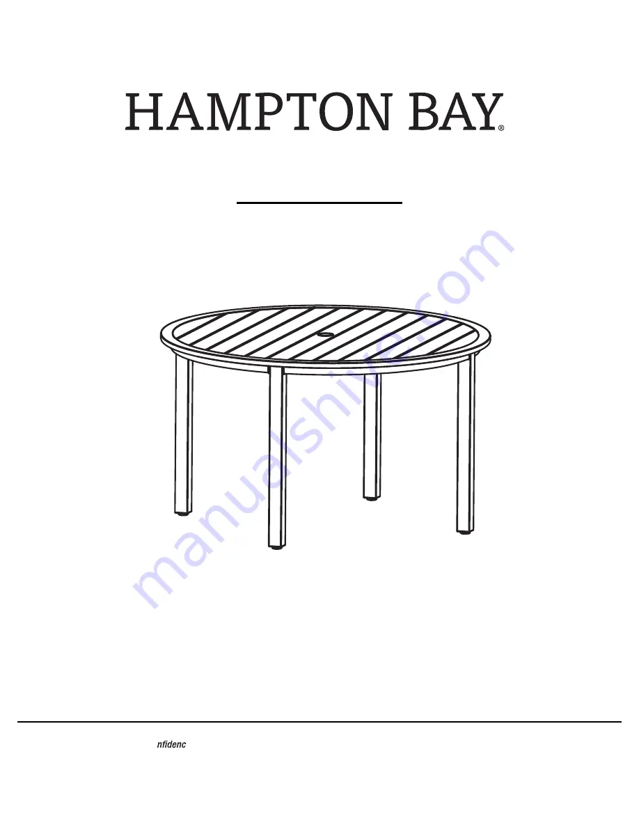 HAMPTON BAY FRS60752B-STBC Use And Care Manual Download Page 8