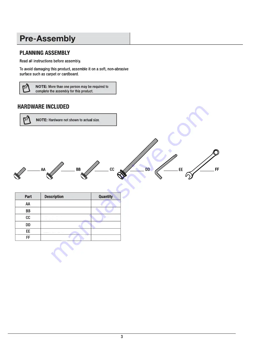 HAMPTON BAY FRS80413-ST Use And Care Manual Download Page 3