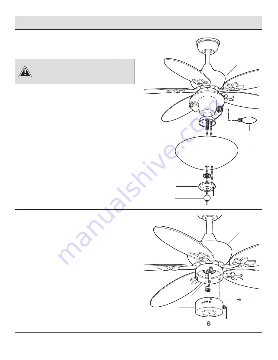 HAMPTON BAY HARPER AM214-WH Use And Care Manual Download Page 17