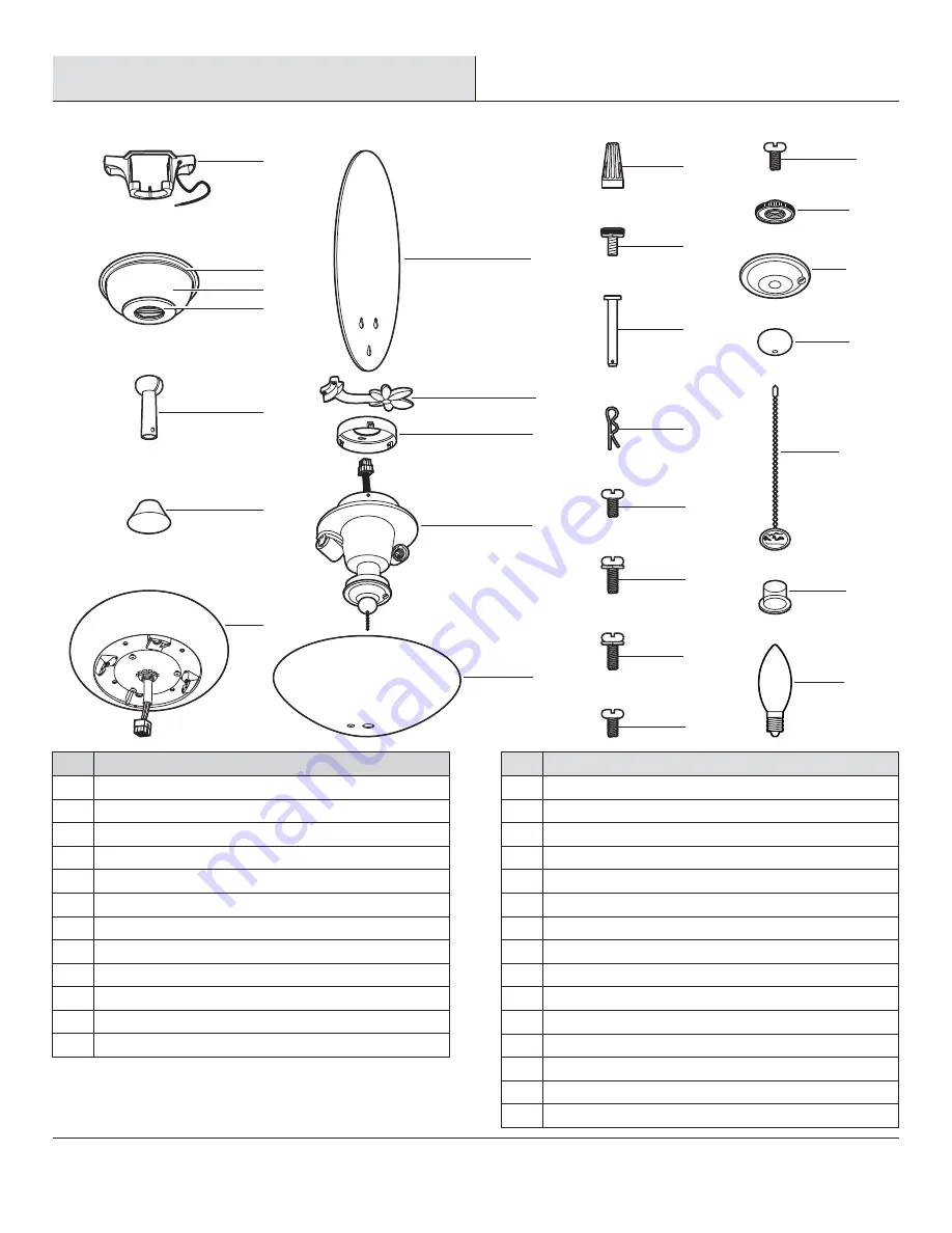 HAMPTON BAY HARPER AM214-WH Use And Care Manual Download Page 21