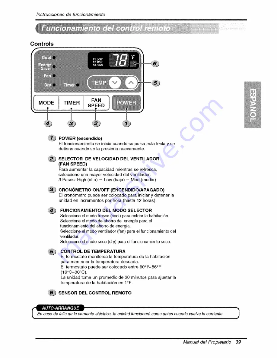 HAMPTON BAY HB1003R Owner'S Manual Download Page 39