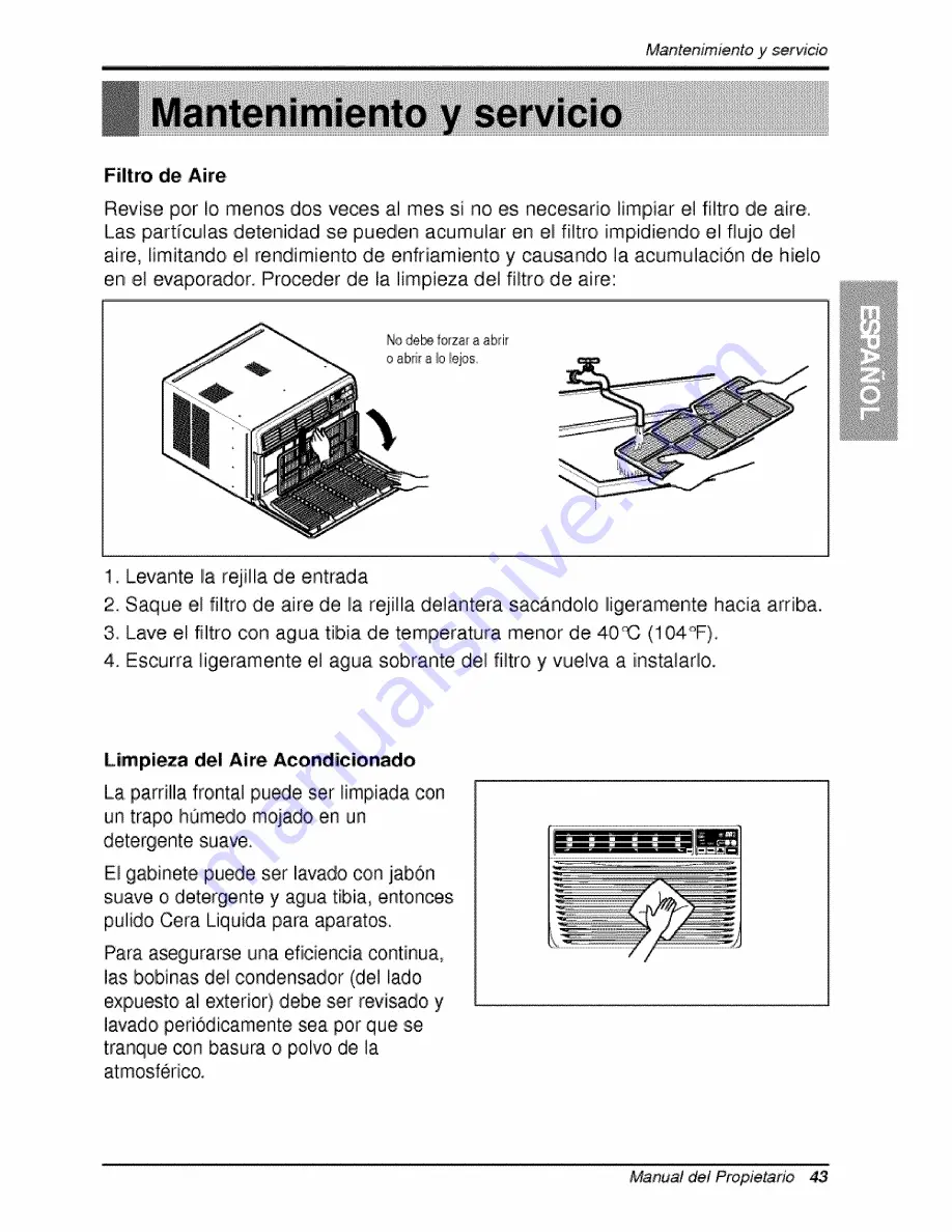 HAMPTON BAY HB1003R Owner'S Manual Download Page 43