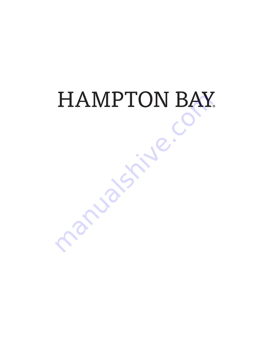 HAMPTON BAY MARINA POINT GC-41041-SSP Use And Care Manual Download Page 7