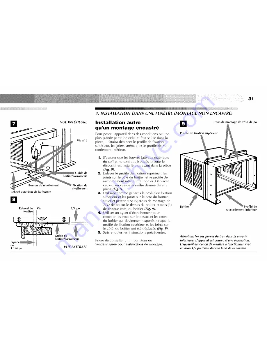 HAMPTON BAY Room Air Conditioners s Installation & Operation Manual Download Page 32