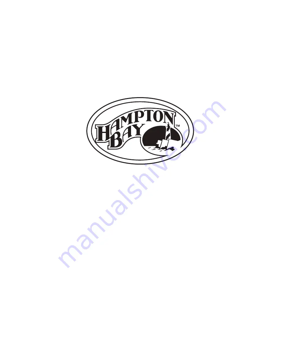 HAMPTON BAY TCS64PK Use And Care Manual Download Page 9