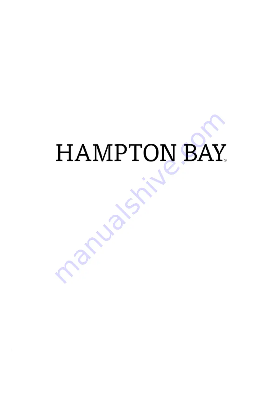 HAMPTON BAY WILLOW GLEN 57192.00-HD Use And Care Manual Download Page 11