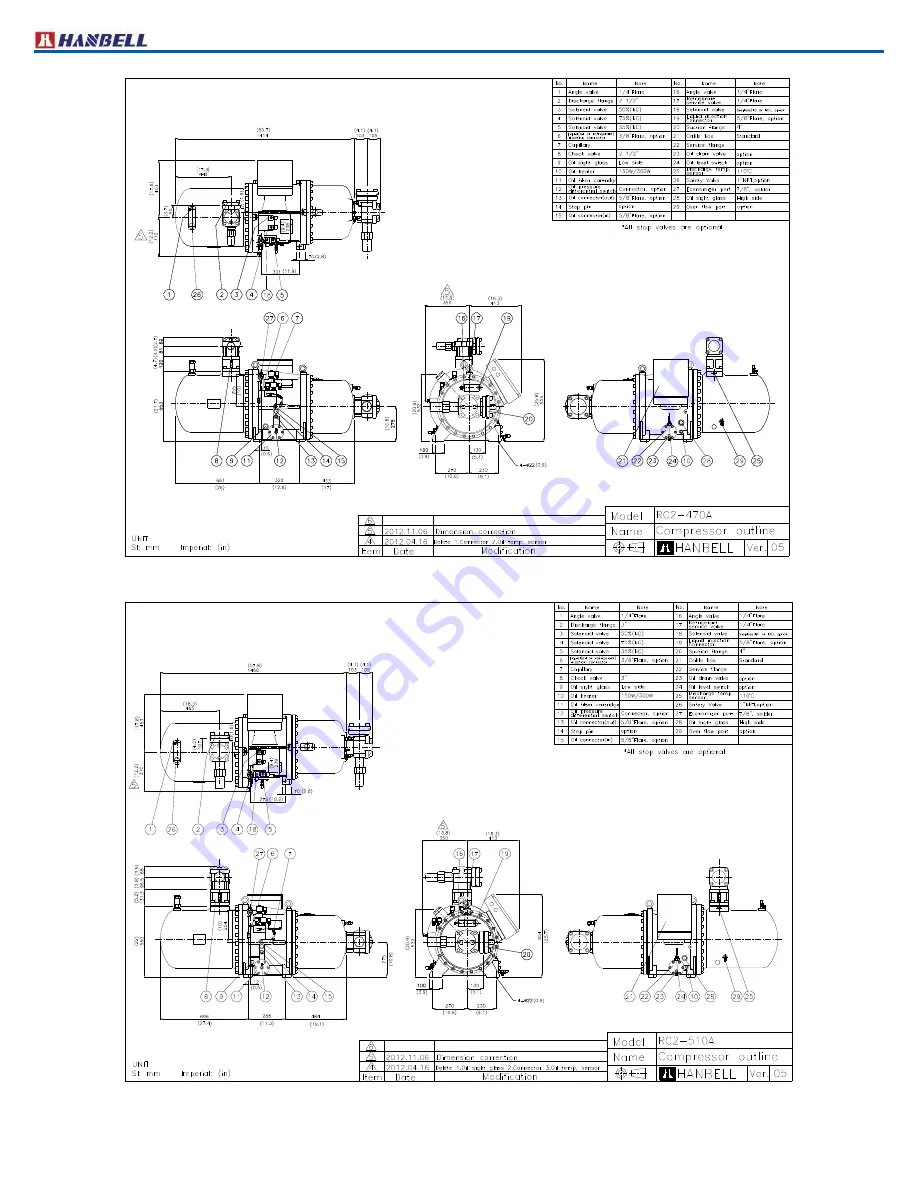 Hanbell RC2-100A Technical Manual Download Page 30