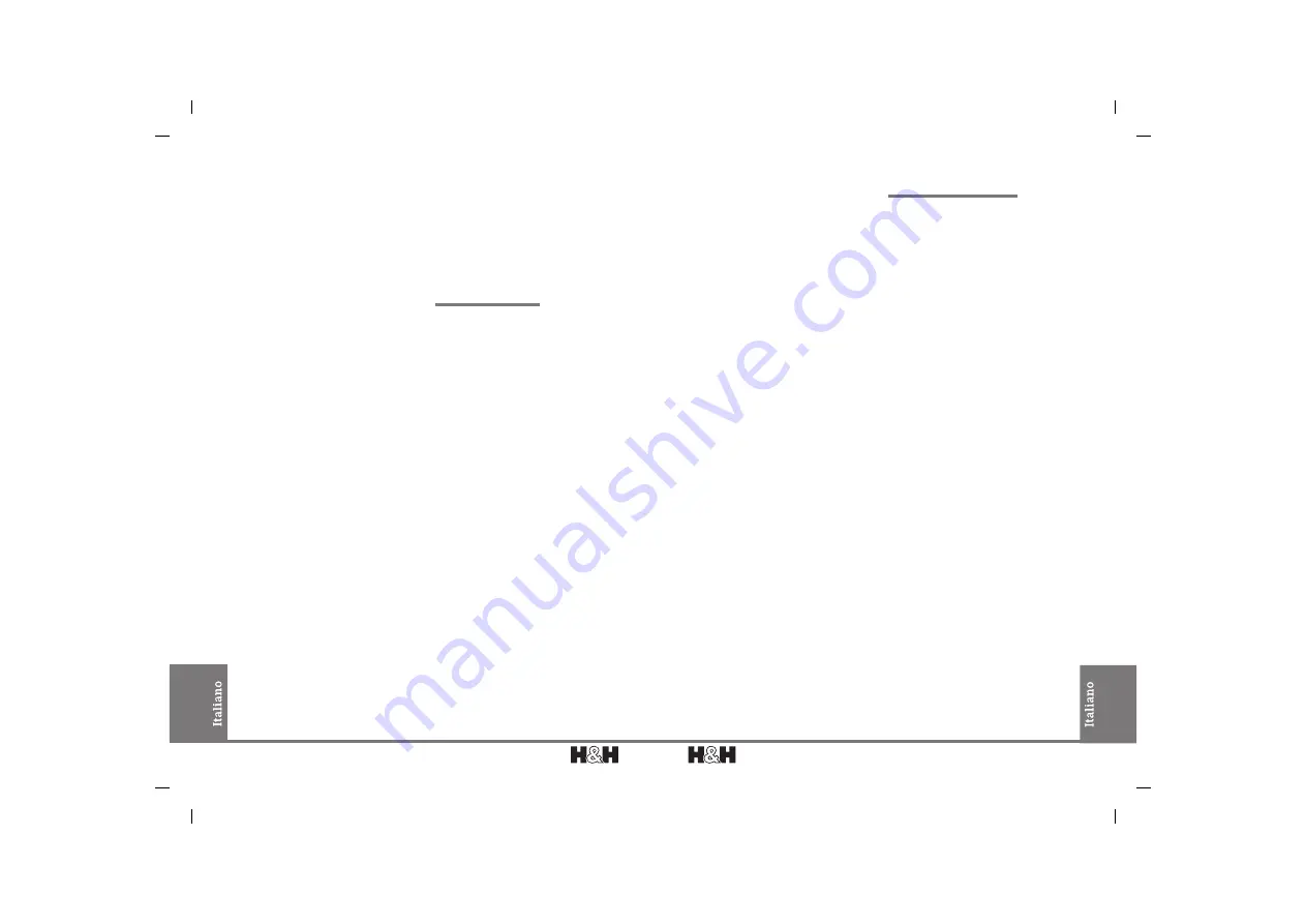 H&H BL 404 GS N Operating Instructions Manual Download Page 9