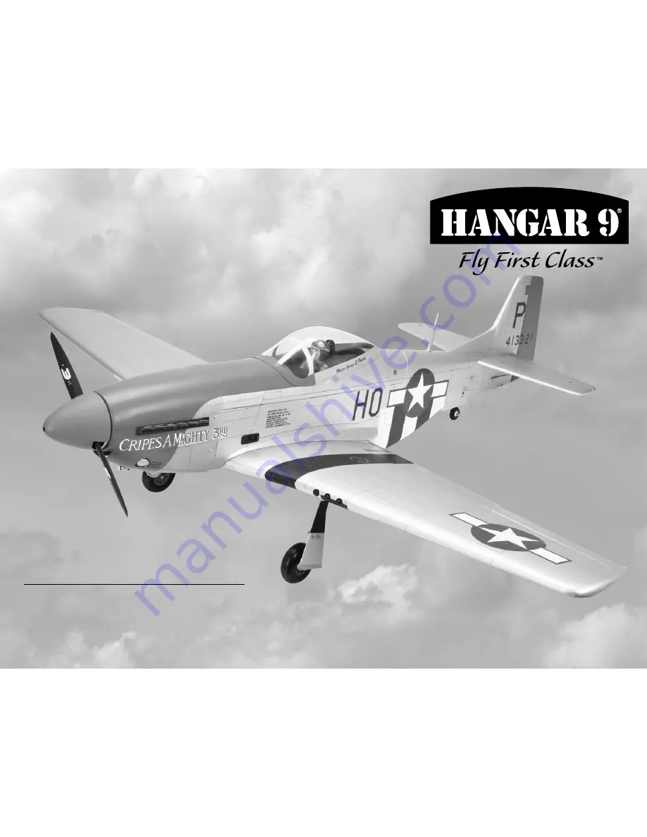 Hangar 9 Hangar 9 P-51 Mustang ARF Assembly Manual Download Page 1