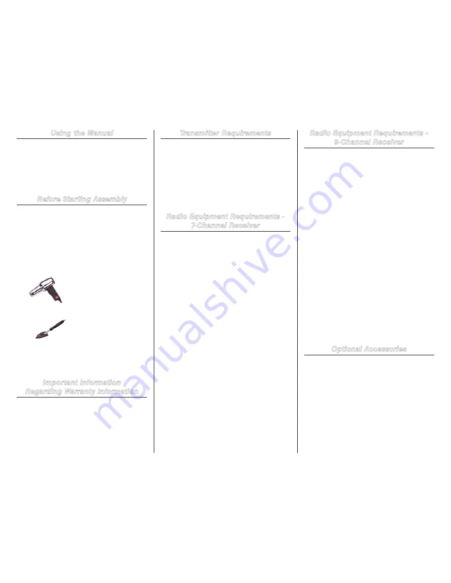 Hangar 9 Hangar 9 P-51 Mustang ARF Assembly Manual Download Page 4