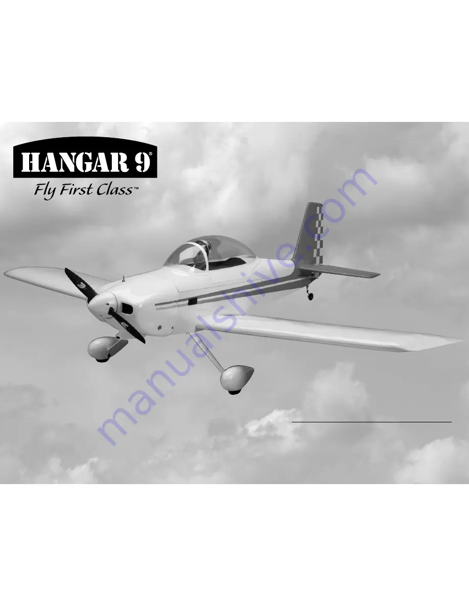 Hangar 9 RV-8 Assembly Manual Download Page 1