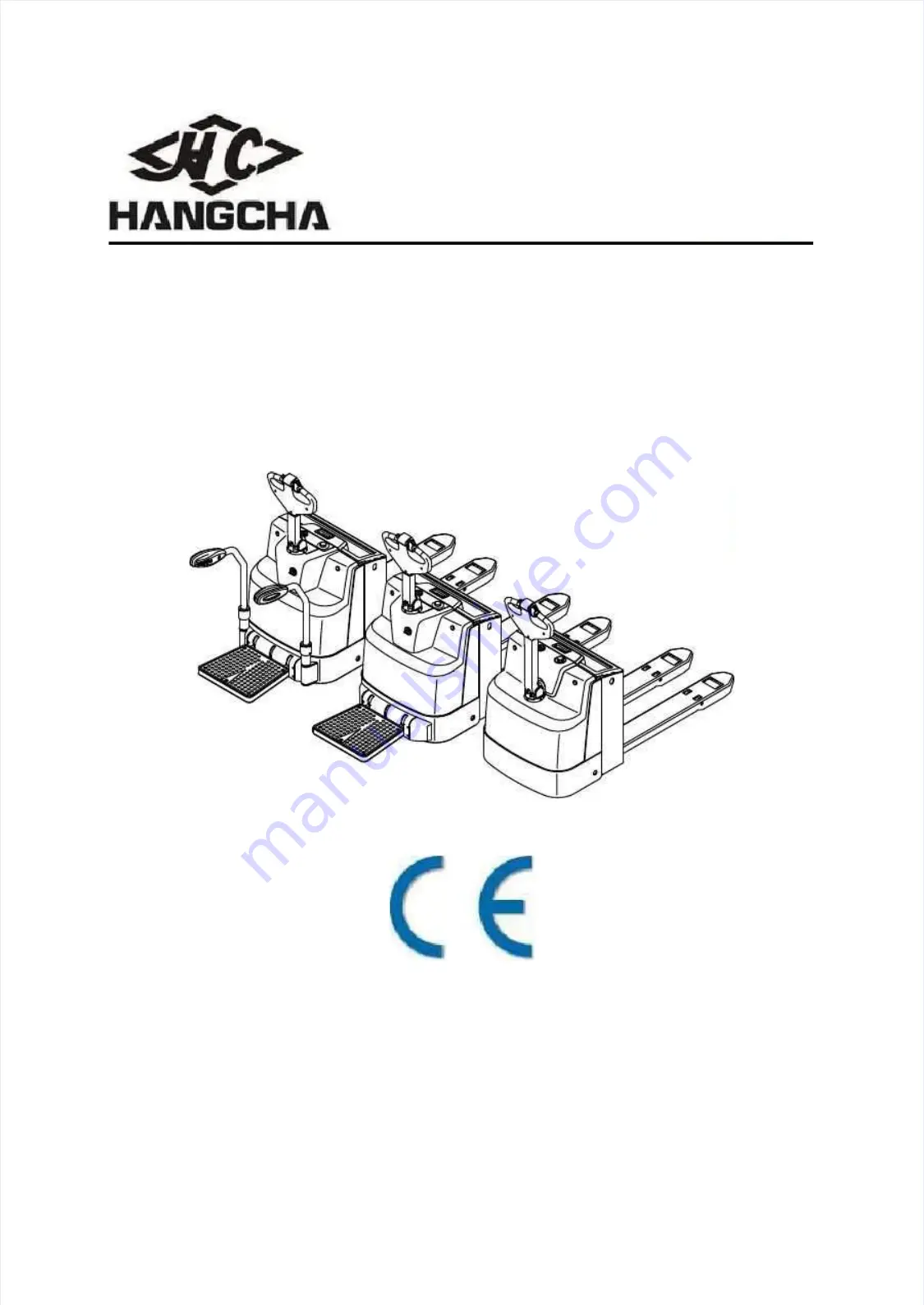 HANGCHA CBD20-AEC1 Operation And Maintenance Manual Download Page 1