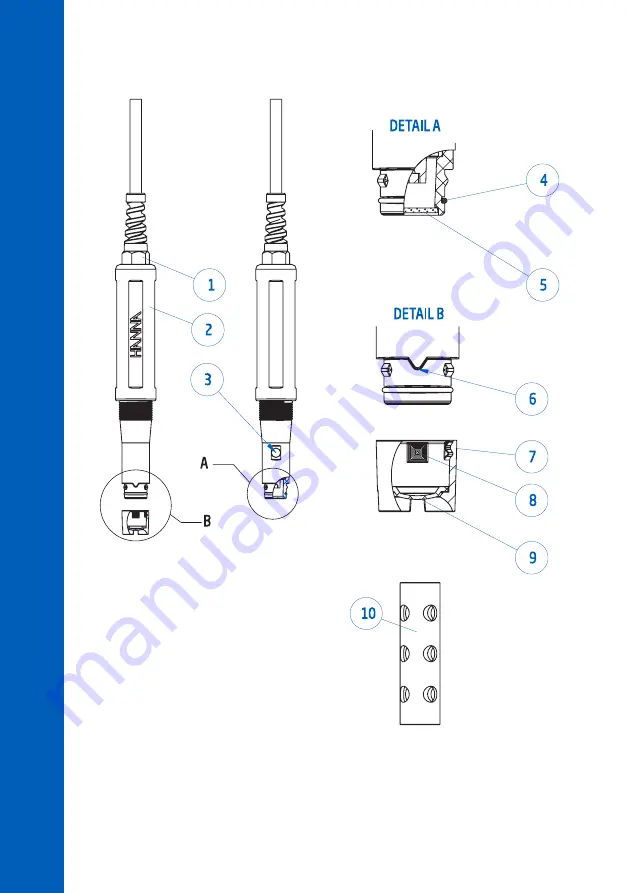 Hanna Instruments HI98198 OPDO Instruction Manual Download Page 10