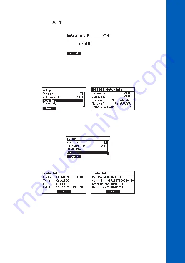 Hanna Instruments HI98198 OPDO Instruction Manual Download Page 25