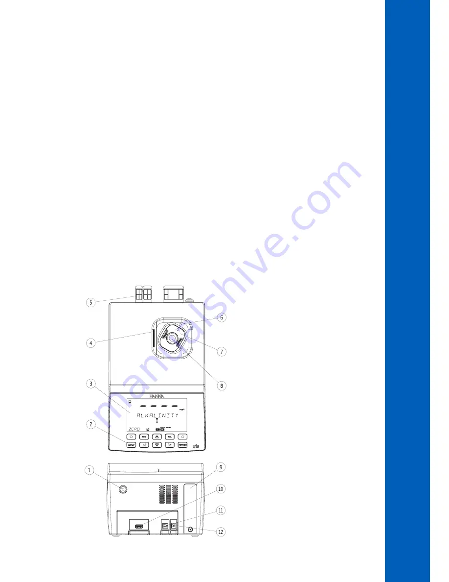 Hanna Instruments IRIS HI801 Instruction Manual Download Page 7