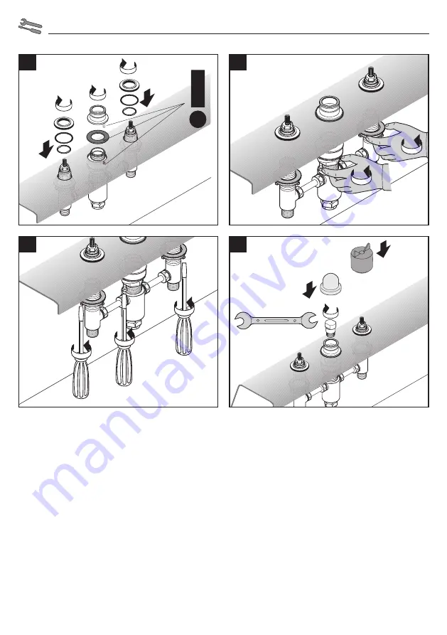 Hans Grohe 1323318 Series Assembly Instructions Manual Download Page 3