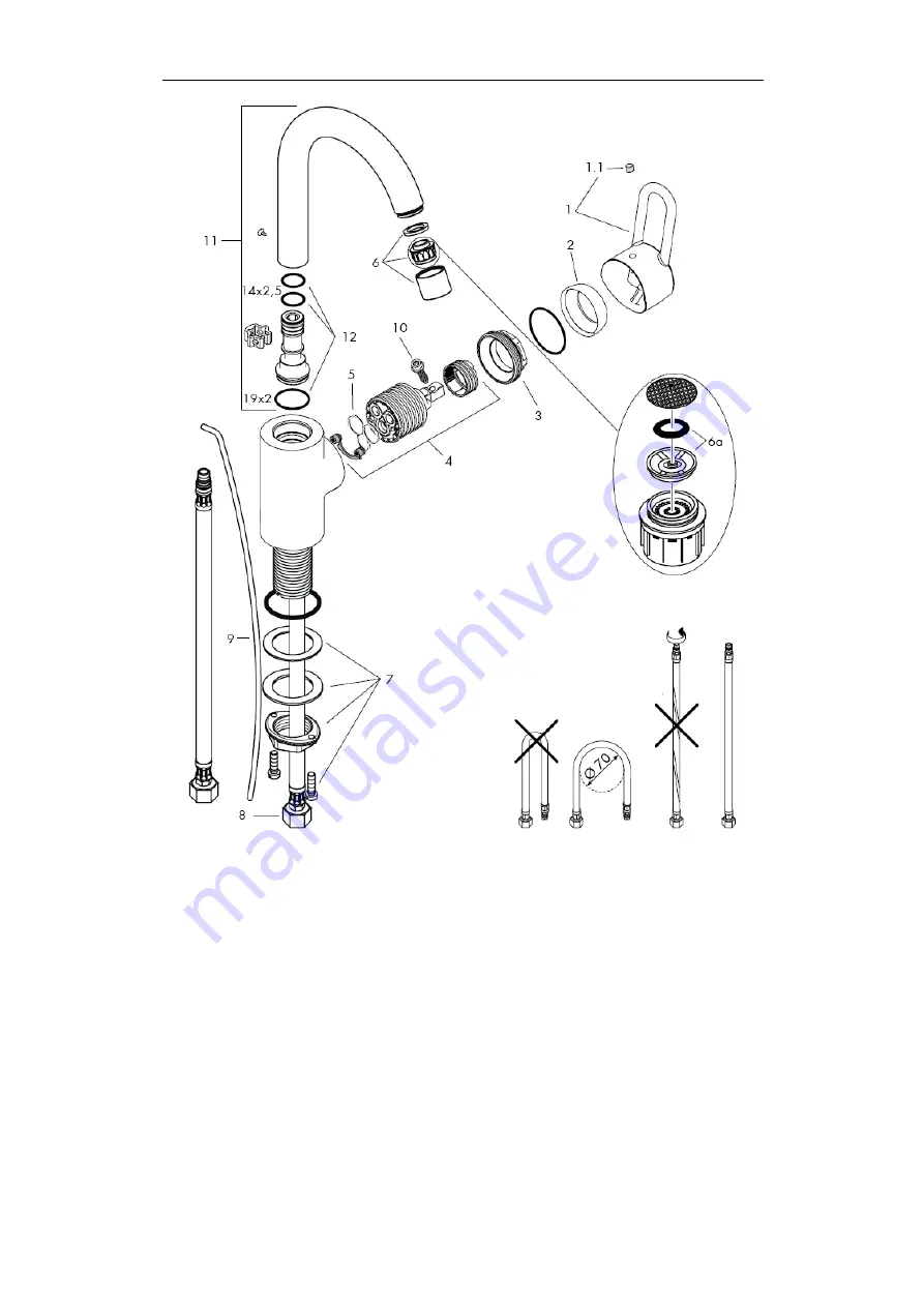 Hans Grohe 33107000 Assembly Instructions Manual Download Page 3