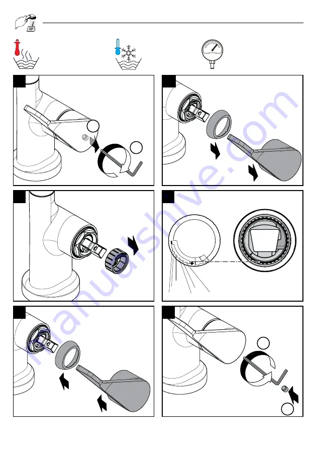 Hans Grohe Axor Bouroullec 19137009 Instructions For Use And Assembly Instructions Download Page 8